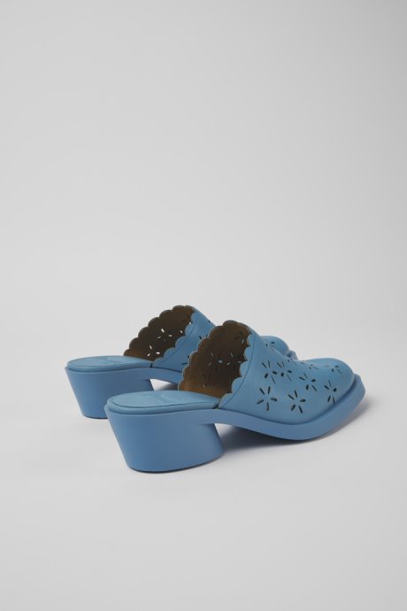 Exclusive Camper Bonnie Blue Leather Mules For Women