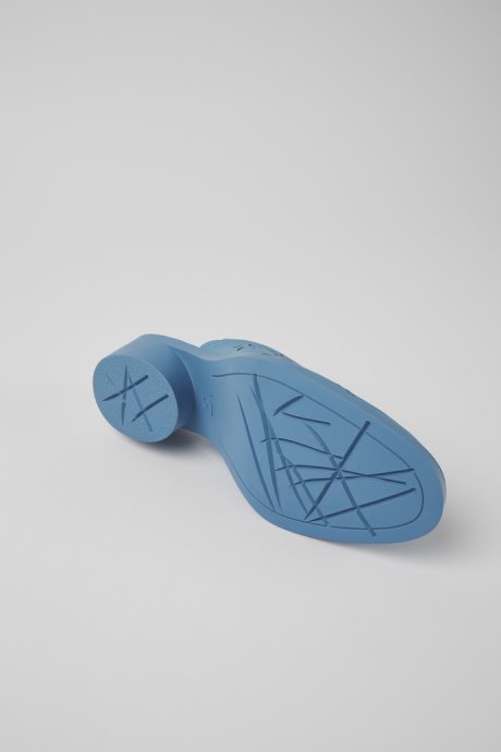 Exclusive Camper Bonnie Blue Leather Mules For Women