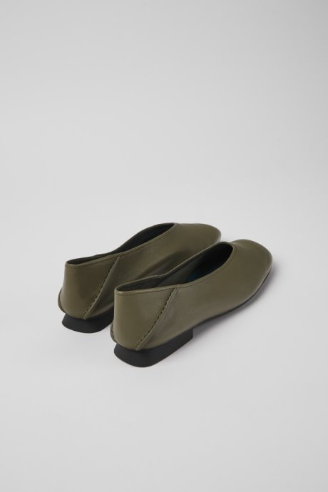 Exclusive Camper Casi Myra Green Leather Ballerinas For Women