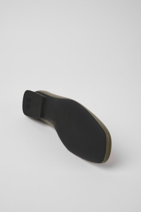 Exclusive Camper Casi Myra Green Leather Ballerinas For Women