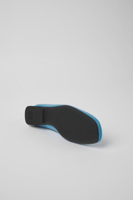 Casi Myra Blue Leather Ballerinas For Women Exclusive Camper