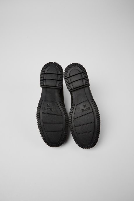 Pix Black Leather Lace-Up Shoes Exclusive Camper