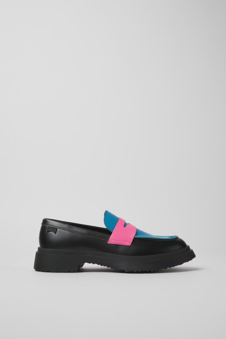Exclusive Camper Twins Multicolored Leather Loafers For Women