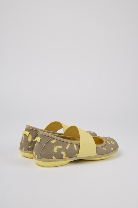 Camper Design Right White Textile And Nubuck Sneakers For Women