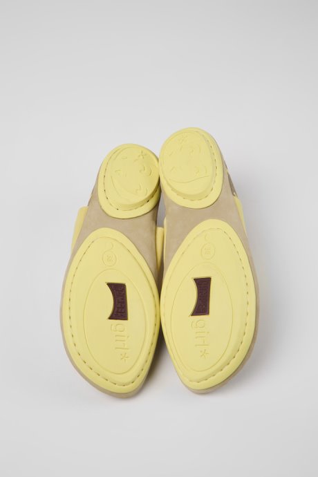 Camper Design Right White Textile And Nubuck Sneakers For Women