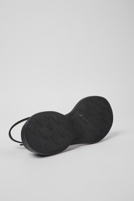 Camper Spiro Black Leather Sandals For Women New Arrivals