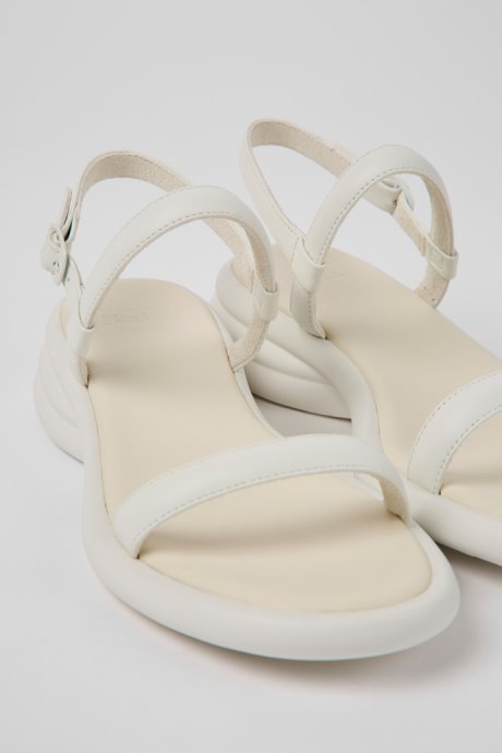 Exclusive Camper Spiro White Leather Sandals For Women