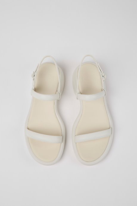 Exclusive Camper Spiro White Leather Sandals For Women