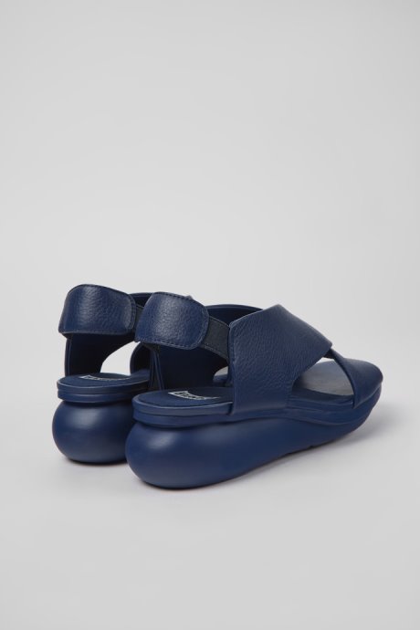 Exclusive Camper Balloon Blue Leather Sandals For Women