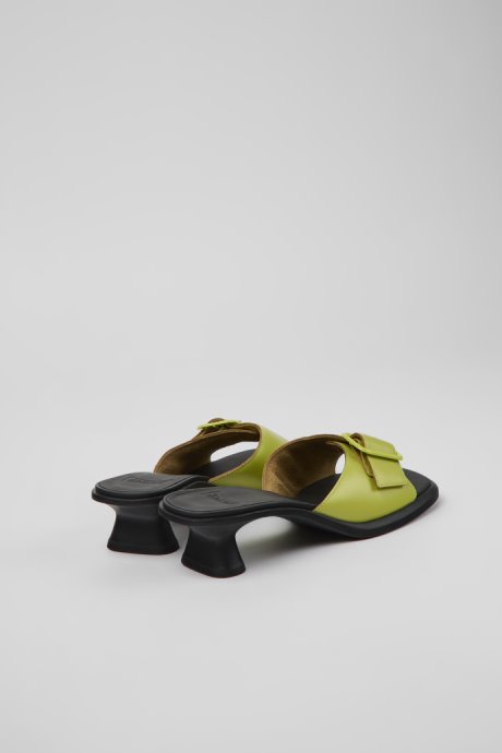 Dina Green Leather Sandals For Women Camper New Arrivals