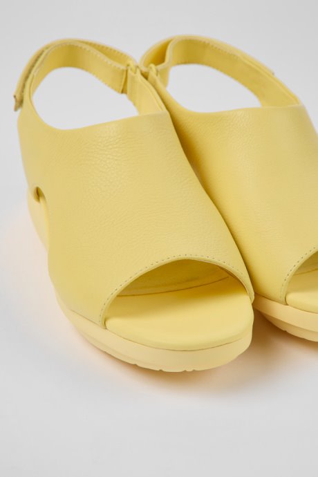 Exclusive Camper Balloon Yellow Leather Sandals For Women