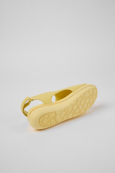 Exclusive Camper Balloon Yellow Leather Sandals For Women