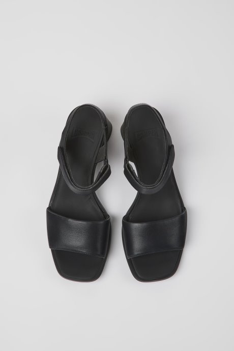 Exclusive Camper Kiara Black Leather Sandals For Women