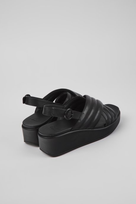 Exclusive Camper Misia Black Leather Sandals For Women