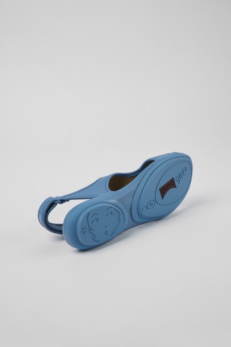 Right Blue Leather Sandals For Women Exclusive Camper