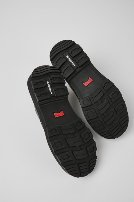 Exclusive Camper Brutus Trek Michelin Black Leather Shoes For Women