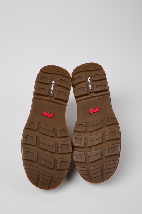 Exclusive Camper Brutus Trek Michelin Beige Leather Shoes For Women