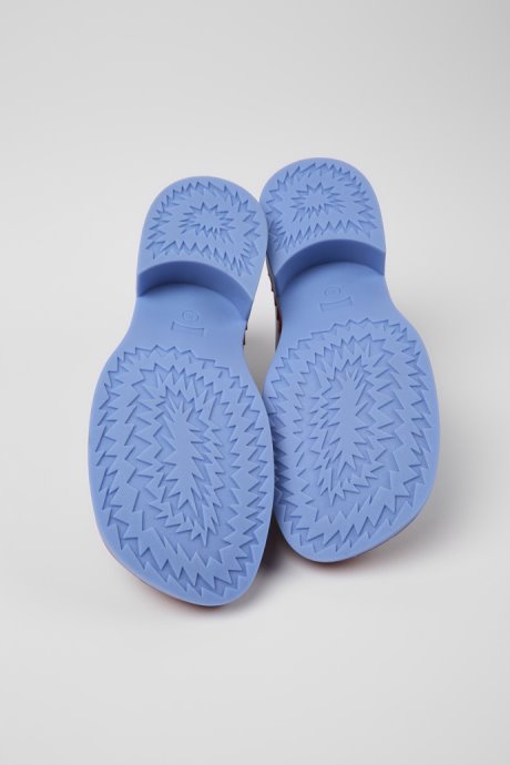 Camper Design Twins Multicolored Leather Loafers For Women