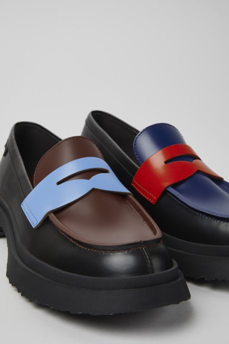 Exclusive Camper Twins Black Loafers For Women