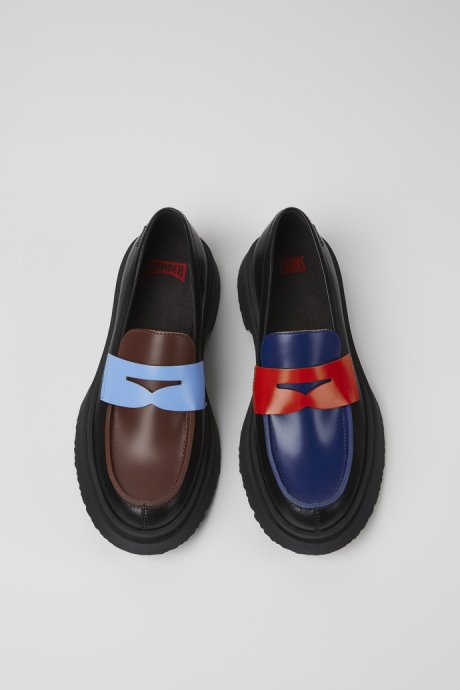 Exclusive Camper Twins Black Loafers For Women