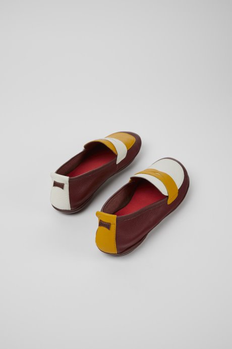 Twins Multicolored Leather Shoes For Women Exclusive Camper