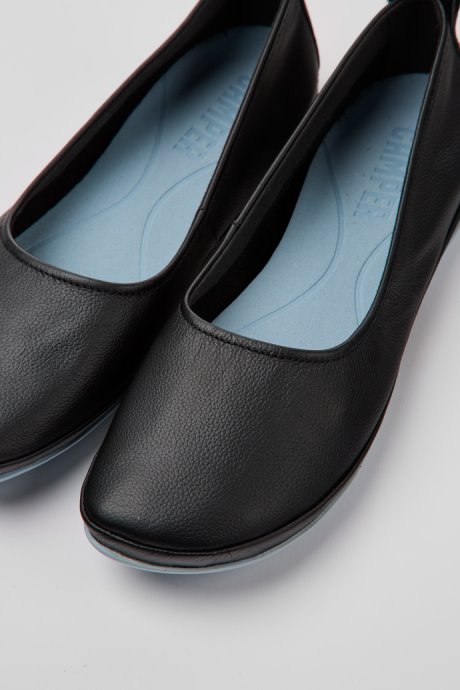 Exclusive Camper Right Black Leather Shoes For Women