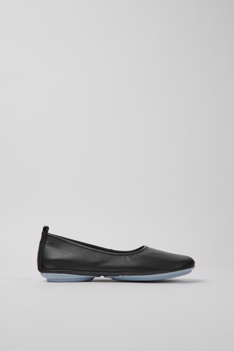 Exclusive Camper Right Black Leather Shoes For Women