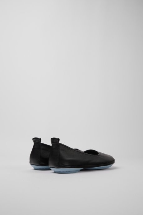 Exclusive Camper Right Black Leather Shoes For Women