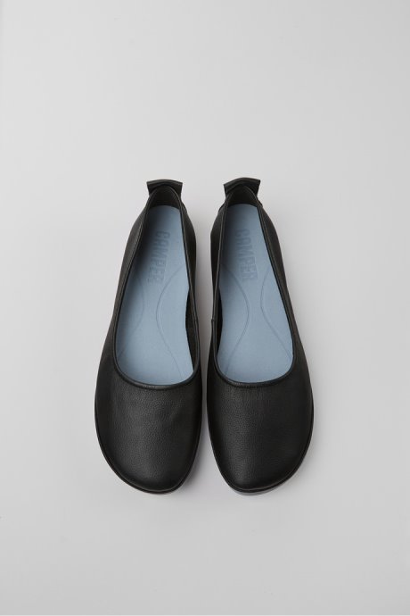 Exclusive Camper Right Black Leather Shoes For Women