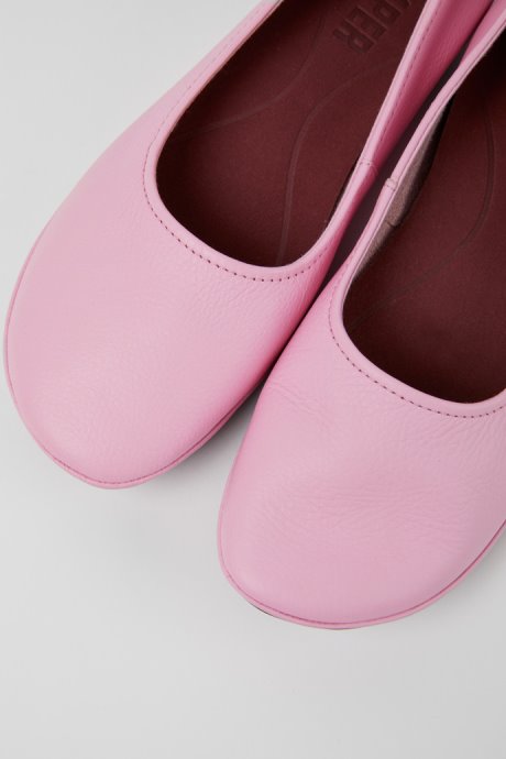 Exclusive Camper Right Pink Leather Shoes For Women