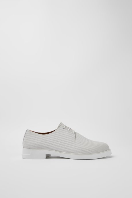 Camper Iman White Nubuck Shoes For Women New Arrivals