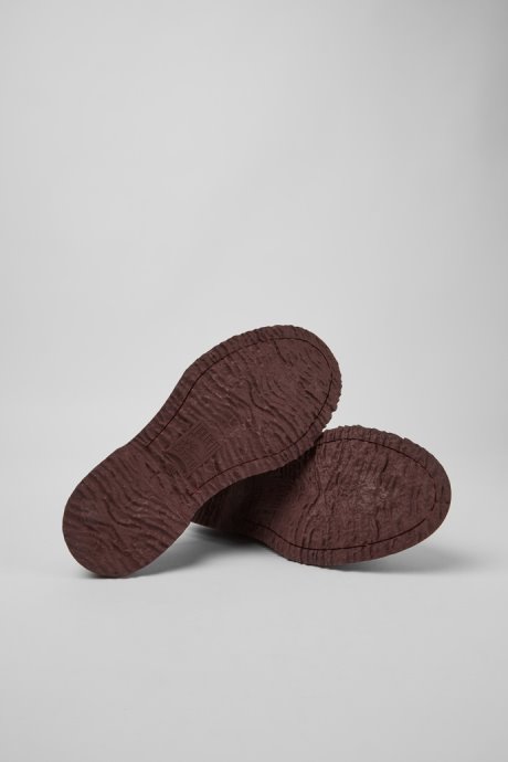 Walden Burgundy Leather Lace-Up Shoes Exclusive Camper