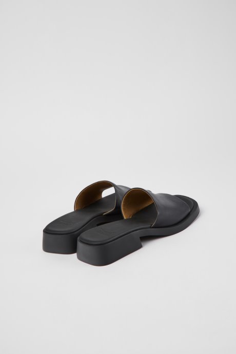 Dana Black Leather Sandals For Women Camper New Arrivals