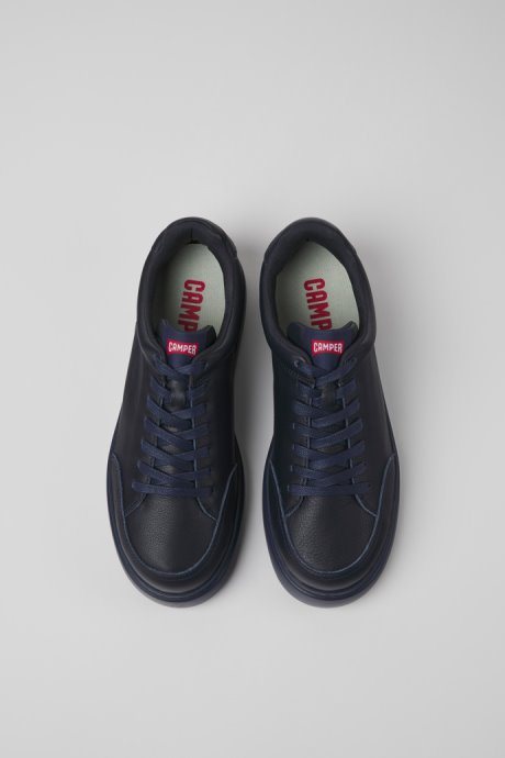 Runner K21 Blue Leather Sneakers For Men Camper New Arrivals