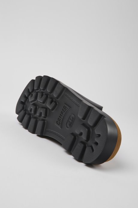 Brutus Sandal Black Leather Clogs For Men Exclusive Camper