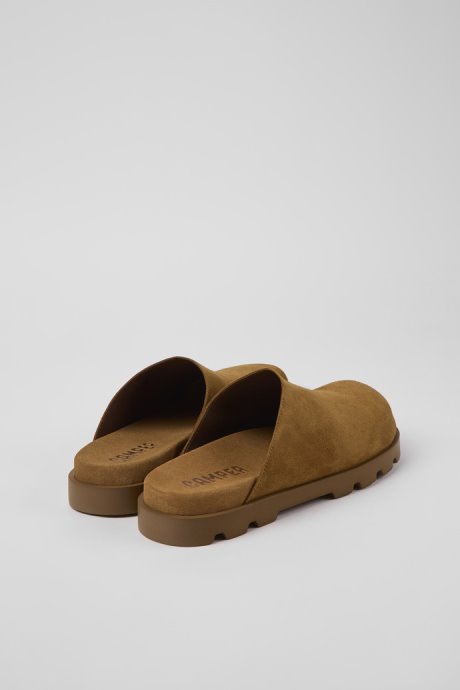Exclusive Camper Brutus Sandal Brown Leather Clogs For Men