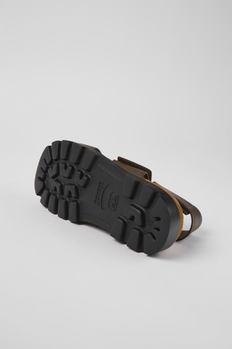 Brutus Sandal Brown Leather Sandals For Men Camper New Arrivals