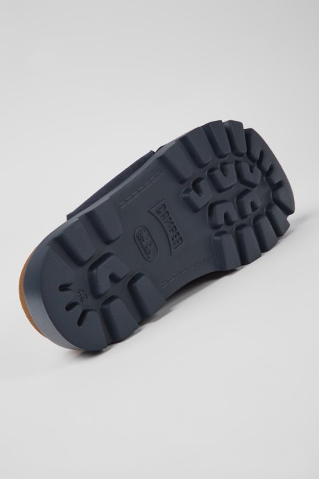 Design Brutus Sandal Navy Blue Nubuck Sandals For Men Camper