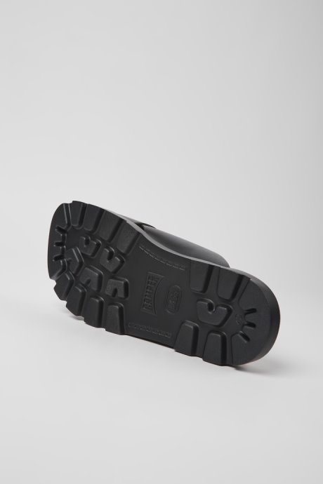 Camper Brutus Sandal Black Leather Sandals For Men New Arrivals