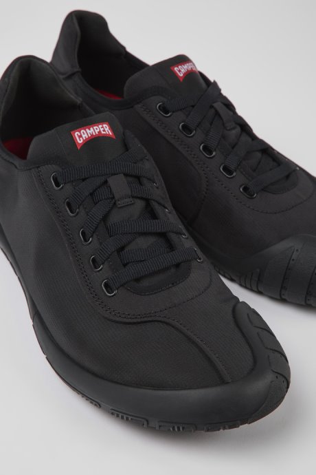 Camper Path Black Textile Sneakers For Men New Arrivals