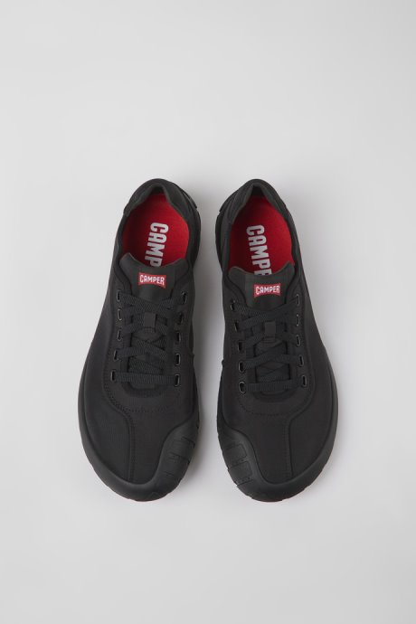 Camper Path Black Textile Sneakers For Men New Arrivals