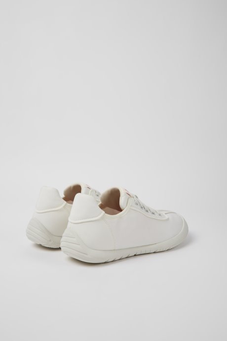 Camper Path White Textile Sneakers For Men New Arrivals