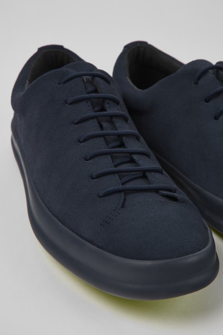 Chasis Blue Nubuck Shoes For Men Camper New Arrivals