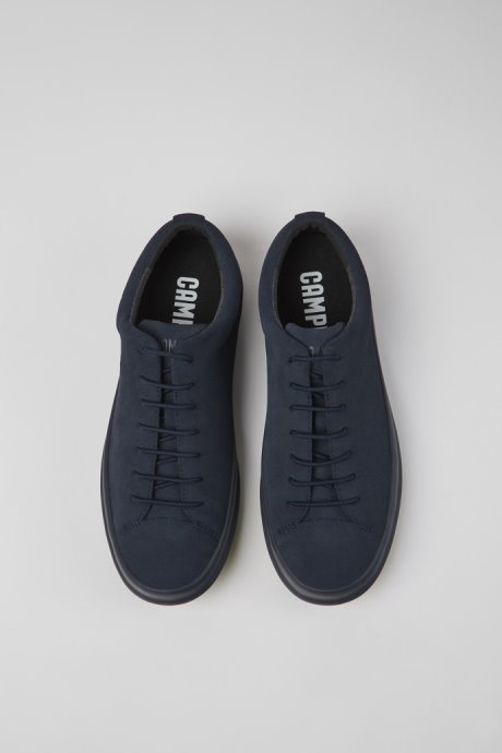 Chasis Blue Nubuck Shoes For Men Camper New Arrivals