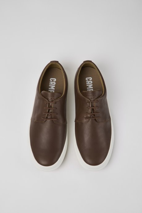 Exclusive Camper Chasis Brown Leather Shoes For Men