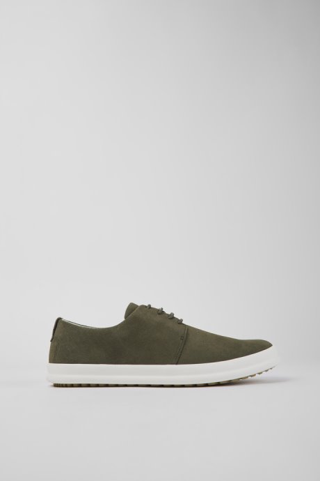Chasis Green Nubuck Shoes For Men Camper New Arrivals