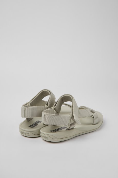 Camper Match Gray Textile Sandals For Men New Arrivals