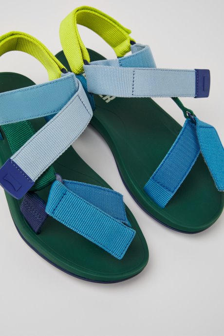 Camper Design Match Multicolored Textile Sandals For Men