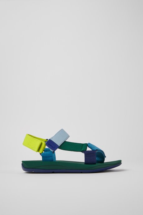Camper Design Match Multicolored Textile Sandals For Men