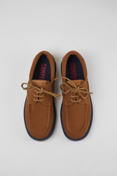 Runner Brown Textile Sneakers For Men Camper New Arrivals